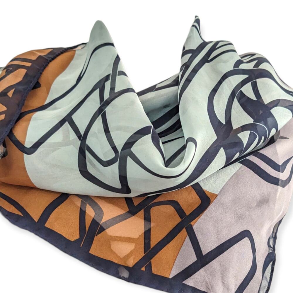 Vintage Silk Paloma Picasso Kisses Scarf